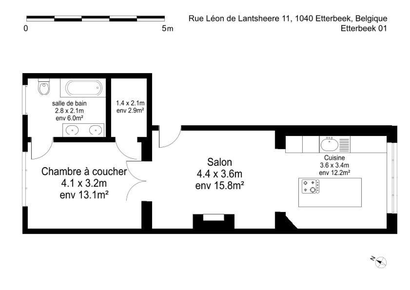 Apartment In Brussels, Lantsheere By Homenhancement Sa מראה חיצוני תמונה